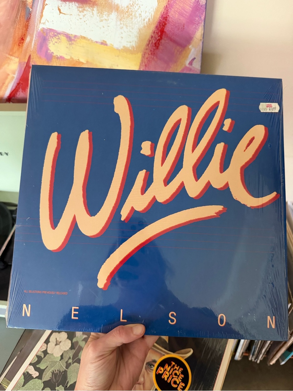 Bold Blue Vinyl Album in binding